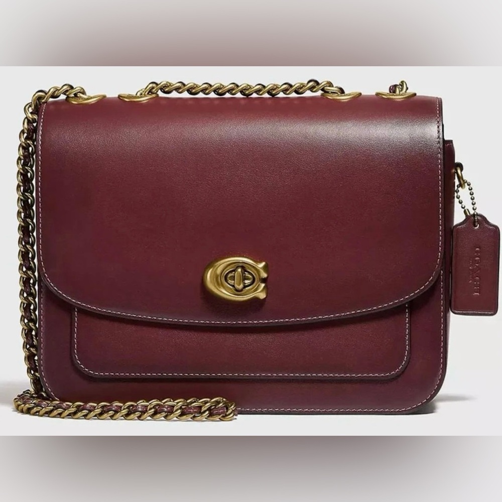 COACH MADISON SHOULDER BAG/WINE
